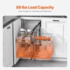 image:imageVEVOR Swing Left Blind Corner Cabinet Pull Out Organizer for 36 inch Width Blind Cabinet 2 Tier Height Adjustable Swing Tray Soft Close Kitchen Cloud Blind Organizer Left Open2 Tier  Left  Right Open Compatible