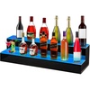 image:imageVEVOR LED Lighted Liquor Bottle Display 3 Tiers 30 Inches Supports USB Illuminated Home Bar Shelf with RF Remote amp App Control 7 Static Colors 14 H Timing Acrylic Lighted Shelf for 24 Bottles2Step 40 inch