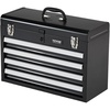 image:imageVEVOR Metal Tool Box 205inch Portable Metal Tool Box with 4 Drawers Small Tool Chest with EVA Liners Ball Bearing Slide Drawers Locking amp Powder Coated Finish MultiFunction Tool Organizer205 x 86 x 142 in