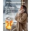 image:imageVEVOR Towel Warmers for Bathroom 25 L Towel Warmer Bucket with Auto Shut Off for Spa Fits up to 5 Oversized Towels Blankets Clothes Bathrobes PJs and More GrayWhite