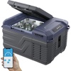 image:imageVEVOR 12 Volt Car Refrigerator Fridge 15 L Single Zone Portable Freezer 468 Adjustable Range 1224V DC and 100240V AC Compressor Cooler for Outdoor Camping RV Grey10QT