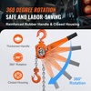 image:imageHappybuy Manual Lever Chain Hoist 112 Ton 3300 lbs Capacity 20 FT Come Along G80 Galvanized Steel with Weston DoublePawl BrakeAuto Chain Leading amp 360 Rotation Hook for Garage Factory Dock