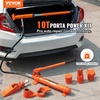 image:imageVEVOR 10 Ton Porta Power Kit Hydraulic Ram with Pump Car Jack with 46 ft14 m Oil Hose Bent Frame Repair Tool with Storage Case for Automotive Garage Heavy Equipment Mechanic 22046 LBS