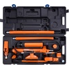 image:imageVEVOR 10 Ton Porta Power Kit Hydraulic Ram with Pump Car Jack with 46 ft14 m Oil Hose Bent Frame Repair Tool with Storage Case for Automotive Garage Heavy Equipment Mechanic 22046 LBS