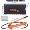 image:imageVEVOR 12 Ton Porta Power Kit Hydraulic Ram with Pump with 46 ft14 m Oil Hose Portable Hydraulic Jack with Storage Case for Automotive Garage Farm Mechanic 26455 LBS12 Ton