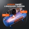 image:imageVEVOR 12V Air Compressor with 16 Gallon Tank Train Horn Compressor 120 psi Working Pressure Inflating Tires Air MattressesBlue