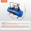 image:imageVEVOR 12V Air Compressor with 16 Gallon Tank Train Horn Compressor 120 psi Working Pressure Inflating Tires Air MattressesBlue
