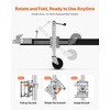image:imageVEVOR 1500 lbs Trailer Jack with Wheel Heavy Duty Swivel Boat Trailer Jack with PP Single Wheel amp Ergonomic Handle 12inch Lift Fit for RVs Boats Horse Trailers Utility Trailers1000lbs Upgraded 10inch Lift
