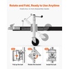 image:imageVEVOR 1500 lbs Trailer Jack with Wheel Heavy Duty Swivel Boat Trailer Jack with PP Single Wheel amp Ergonomic Handle 12inch Lift Fit for RVs Boats Horse Trailers Utility Trailers2000lbs Upgraded 12inch Lift