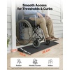 image:imageVEVOR 16 Rise Cuttable Threshold Ramp for Doorways 354 Wide Natural Rubber Wheelchair Ramp NonSlip Solid Rubber Ramp with DoubleSided Tape for DoorwaysDrivewaysBathroomSmooth Tile12 Rise