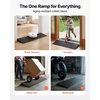 image:imageVEVOR 16 Rise Cuttable Threshold Ramp for Doorways 354 Wide Natural Rubber Wheelchair Ramp NonSlip Solid Rubber Ramp with DoubleSided Tape for DoorwaysDrivewaysBathroomSmooth Tile16 Rise