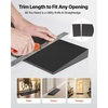 image:imageVEVOR 16 Rise Cuttable Threshold Ramp for Doorways 354 Wide Natural Rubber Wheelchair Ramp NonSlip Solid Rubber Ramp with DoubleSided Tape for DoorwaysDrivewaysBathroomSmooth Tile16 Rise