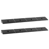 image:imageVEVOR 2 Pack Rubber Curb Ramp 33069 lbs Load Capacity 2 Inches Rise Height Heavy Duty Rubber Threshold Ramp with Drainage Tank for Strollers Motorcycles Cars Lawn Mowers amp Trailers385 x 59 x 2 in