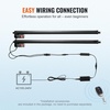 image:imageVEVOR 2PCS Linear Actuator Kit 30 Inch High Speed 035s Linear Motion Actuator 110V 220lbs1000N Linear Actuator for TVTableSofa Lifting IP54 Protection  Wireless Remote Control Included30 Inch