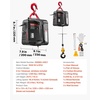 image:imageVEVOR 2in1 Electric Hoist Winch 1100 lbs Capacity 1500W Portable Power Winch Crane 25 ft Lifting Height 164 ftmin with Manual and Wired Remote Control for Factory Warehouss Garage1100lbs 25ft
