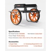 image:imageVEVOR 300lbs Kayak Cart AllTerrain Super Duty Trolley Cart Canoe Cart Dolly with 15inch NoFlat Solid Rubber Tires and Kickstand Quickly Assembles amp Disassembles for Kayaks Canoes Paddleboards