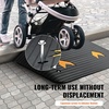 image:imageVEVOR 35 Rise Threshold Ramp Doorway Recycled Rubber Power Wheelchair Ramp 3 Feet Long 33069Lbs Load Capacity NonSlip Surface Rubber Solid Threshold Ramp for Wheelchair and Scooter