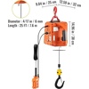 image:imageVEVOR 3in1 Electric Hoist Winch 1500W Portable Electric Winch 110V Power Winch Crane 25ft Lifting Height Overload Protection for LiftingOrange
