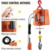 image:imageVEVOR 3in1 Electric Hoist Winch 1500W Portable Electric Winch 110V Power Winch Crane 25ft Lifting Height Overload Protection for LiftingOrange