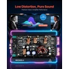 image:imageVEVOR 4 Channel Car Audio Amplifier 2 Ohm Stable Bridgeable Class D Full Range Amp Max Power 4 x 420W  4 Ohm  4 x 600W  2 Ohm for Car SUV Truck OffRoad2400W