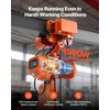 image:imageVEVOR 4400lbs Electric Chain Hoist with Power Trolley 2Speed Operation 20ft Lifting Height 3Phase 208240V440480V Overhead Crane w 328ft Wireless amp 16ft Wired Remote Control G100 2Chain Hoist205 x 236 x 291 in