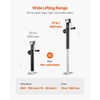 image:imageVEVOR 5000 lbs Trailer Jack Weldon PipeMount Swivel Trailer Jack with Ergonomic Handle 15inch Vertical Travel Suitable for RV Horse Utility Camping and Yacht TrailersWeldOn PipeMount