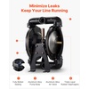 image:imageVEVOR Air Operated Double Diaphragm Pump 35 GPM 1 inch Inlet amp Outlet Pneumatic Waste Oil Transfer Pump Max 114 PSI Aluminum Alloy Body AirOperated for Diesel Grease Kerosene Gasoline amp Oil1inch 35GPM Aluminum Alloy