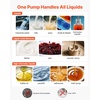 image:imageVEVOR Air Operated Double Diaphragm Pump 35 GPM 1 inch Inlet amp Outlet Pneumatic Waste Oil Transfer Pump Max 114 PSI Aluminum Alloy Body AirOperated for Diesel Grease Kerosene Gasoline amp Oil112 inch 44GPM Polypropylene