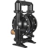 image:imageVEVOR AirOperated Double Diaphragm Pump 2 inch Inlet amp Outlet Aluminum Alloy Body 1584 GPM amp Max 120PSI Nitrile Diaphragm Transfer Pump for Petroleum Diesel Oil and Low Viscosity Fluids75 GPM