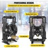 image:imageVEVOR AirOperated Double Diaphragm Pump 2 inch Inlet amp Outlet Aluminum Alloy Body 1584 GPM amp Max 120PSI Nitrile Diaphragm Transfer Pump for Petroleum Diesel Oil and Low Viscosity Fluids75 GPM