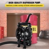 image:imageVEVOR AirOperated Double Diaphragm Pump 2 inch Inlet amp Outlet Aluminum Alloy Body 1584 GPM amp Max 120PSI Nitrile Diaphragm Transfer Pump for Petroleum Diesel Oil and Low Viscosity Fluids22 GPM