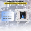 image:imageVEVOR AirOperated Double Diaphragm Pump 2 inch Inlet amp Outlet Aluminum Alloy Body 1584 GPM amp Max 120PSI Nitrile Diaphragm Transfer Pump for Petroleum Diesel Oil and Low Viscosity Fluids88 GPM