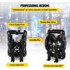 image:imageVEVOR AirOperated Double Diaphragm Pump 2 inch Inlet amp Outlet Aluminum Alloy Body 1584 GPM amp Max 120PSI Nitrile Diaphragm Transfer Pump for Petroleum Diesel Oil and Low Viscosity Fluids22 GPM