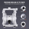 image:imageVEVOR AirOperated Double Diaphragm Pump 2 inch Inlet amp Outlet Aluminum Alloy Body 1584 GPM amp Max 120PSI Nitrile Diaphragm Transfer Pump for Petroleum Diesel Oil and Low Viscosity Fluids44 GPM