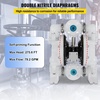 image:imageVEVOR AirOperated Double Diaphragm Pump 2 inch Inlet amp Outlet Aluminum Alloy Body 1584 GPM amp Max 120PSI Nitrile Diaphragm Transfer Pump for Petroleum Diesel Oil and Low Viscosity Fluids30 GPM