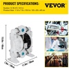 image:imageVEVOR AirOperated Double Diaphragm Pump 2 inch Inlet amp Outlet Aluminum Alloy Body 1584 GPM amp Max 120PSI Nitrile Diaphragm Transfer Pump for Petroleum Diesel Oil and Low Viscosity Fluids30 GPM