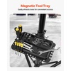 image:imageVEVOR Bike Repair Stand 85 lb Heavyduty Bicycle Work Stand with 407641 in Adjustable Height amp Magnetic Tool Tray Foldable Bicycle Maintenance Rack Shop Home Mechanics for Mountain amp Road Bike85 LBS