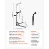 image:imageVEVOR Bike Repair Stand 85 lb Heavyduty Bicycle Work Stand with 407641 in Adjustable Height amp Magnetic Tool Tray Foldable Bicycle Maintenance Rack Shop Home Mechanics for Mountain amp Road Bike85 LBS