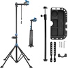 image:imageVEVOR Bike Repair Stand 85 lb Heavyduty Bicycle Work Stand with 407641 in Adjustable Height amp Magnetic Tool Tray Foldable Bicycle Maintenance Rack Shop Home Mechanics for Mountain amp Road Bike66 LBS