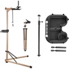 image:imageVEVOR Bike Repair Stand 85 lb Heavyduty Bicycle Work Stand with 407641 in Adjustable Height amp Magnetic Tool Tray Foldable Bicycle Maintenance Rack Shop Home Mechanics for Mountain amp Road Bike110 LBS