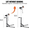 image:imageVEVOR Bike Repair Stand 85 lb Heavyduty Bicycle Work Stand with 407641 in Adjustable Height amp Magnetic Tool Tray Foldable Bicycle Maintenance Rack Shop Home Mechanics for Mountain amp Road Bike66 LBS
