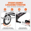 image:imageVEVOR Bike Trailer for Toddlers Kids Single amp Double Seat Options 2in1 Canopy Carrier with Strong Frame Converts to Stroller Tow Behind Foldable Child Bicycle Trailer with Universal Coupler100lb W20in Wheel