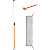 image:imageVEVOR Cargo Bar Cargo Bar Adjustable from 40 to 73 HeavyDuty Steel Cargos Stabilizer with NonSlip Foot Pads Telescoping Load Lock Bars Stop Sliding for SUVs Sedans4073