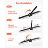 image:imageVEVOR Cargo Bar Cargo Bar Adjustable from 40 to 73 HeavyDuty Steel Cargos Stabilizer with NonSlip Foot Pads Telescoping Load Lock Bars Stop Sliding for SUVs Sedans5973
