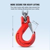 image:imageVEVOR Chain Sling 38 inch x 10 ft Lifting Chains with Hooks G80 Engine Chain Hoist Lifts 18400 lbs8 Ton Lifting Sling Chains for Engine Hoist Engine Lift Chain with 4 Leg Grab Hooks amp Adjusters516 Inch x 10 FT