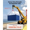 image:imageVEVOR Chain Sling 38 inch x 10 ft Lifting Chains with Hooks G80 Engine Chain Hoist Lifts 18400 lbs8 Ton Lifting Sling Chains for Engine Hoist Engine Lift Chain with 4 Leg Grab Hooks amp Adjusters38 Inch x 10 FT Adjustable