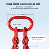 image:imageVEVOR Chain Sling 38 inch x 10 ft Lifting Chains with Hooks G80 Engine Chain Hoist Lifts 18400 lbs8 Ton Lifting Sling Chains for Engine Hoist Engine Lift Chain with 4 Leg Grab Hooks amp Adjusters516 Inch x 10 FT