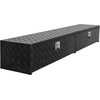 image:imageVEVOR Contractor Truck Tool Box 72 x 21 x 13 in Black Tread Aluminum TopSider Toolbox with Two Lower Drawers Flip Up Door WeatherResistant Heavy Duty Storage Box with Latch for Truck Bed Pickup88 x 16 x 13 in
