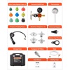 image:imageVEVOR Coolant Pressure Tester Kit 47Pcs Radiator Vacuum Refill Kit with 3 Metal Adapters Universal Fit Automotive Cooling System Pressure Tester Tool with Pressures Pump amp AluminumPlastic Filler28Pcs