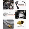 image:imageVEVOR Coolant Pressure Tester Kit 47Pcs Radiator Vacuum Refill Kit with 3 Metal Adapters Universal Fit Automotive Cooling System Pressure Tester Tool with Pressures Pump amp AluminumPlastic Filler47Pcs